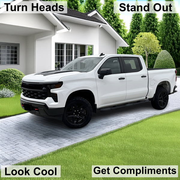 Full Headlight Taillight Precut Smoked PPF Tint Kit Film Overlay Fits Chevy Silverado 2019 - 2025 - Bogar Tech Designs