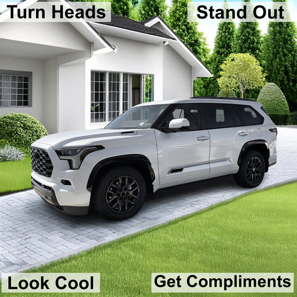 Full Headlight Taillight Precut Smoked PPF Tint Kit Film Overlay Fits Toyota Sequoia 2023 - 2025 - Bogar Tech Designs