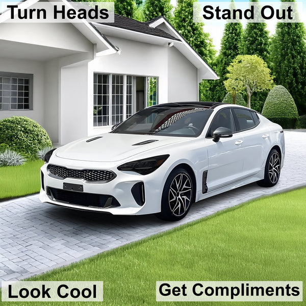 Headlight Taillight Precut Smoked PPF Tint Kit Film Overlay Fits Kia Stinger 2018 - 2024 - Bogar Tech Designs