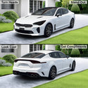 Headlight Taillight Precut Smoked PPF Tint Kit Film Overlay Fits Kia Stinger 2018 - 2024 - Bogar Tech Designs