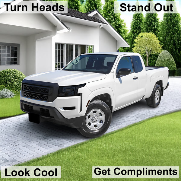 Full Headlight Taillight Precut Smoked PPF Tint Kit Film Overlay Fits Nissan Frontier 2022 - 2025 - Bogar Tech Designs
