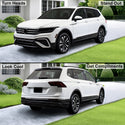 Full Headlight Taillight Precut Smoked PPF Tint Kit Film Overlay Fits Volkswagen Tiguan 2018 - 2024 - Bogar Tech Designs