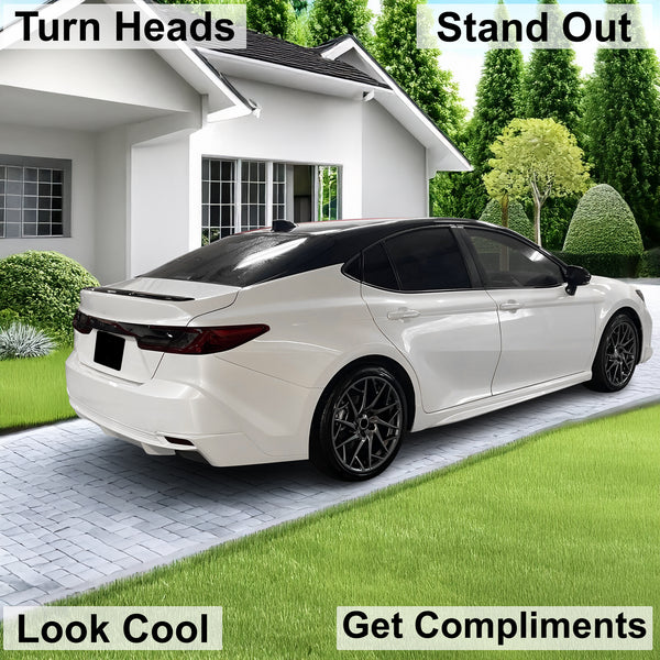 Fits Toyota Camry 2025+ Full Headlight Taillight Precut Smoked PPF Tint Kit Film Overlay 2025 - 2026 - Bogar Tech Designs