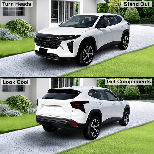 Full Headlight Taillight Precut Smoked PPF Tint Kit Film Overlay Fits Chevrolet Trax 2024 - 2025 - Bogar Tech Designs