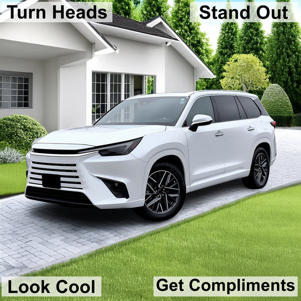 Full Headlight Taillight Precut Smoked PPF Tint Kit Film Overlay Fits Lexus TX 2024-2026