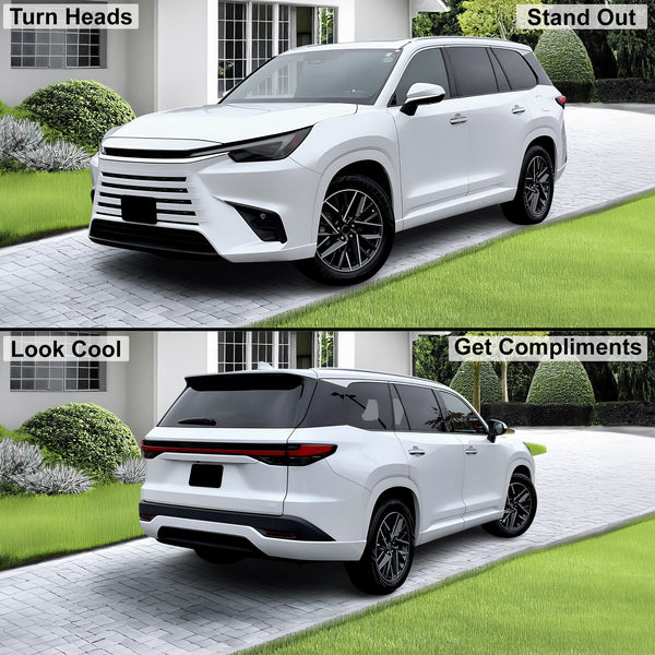 Full Headlight Taillight Precut Smoked PPF Tint Kit Film Overlay Fits Lexus TX 2024-2026