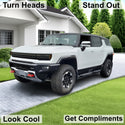Fits GMC Hummer EV 2023-2025 Full Headlight Taillight Precut Smoked PPF Tint Kit Film Overlay
