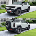 Fits GMC Hummer EV 2023-2025 Full Headlight Taillight Precut Smoked PPF Tint Kit Film Overlay