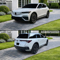 Acura ZDX 2024–2026 Dark Smoke Headlight & Taillight Tint Kit – Precut Vinyl Lens Overlays