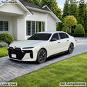 BMW 7 Series 2023–2026 Dark Smoke Headlight & Taillight Tint Kit – Precut Vinyl Lens Overlays