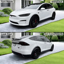 Full Headlight Taillight Precut Smoked PPF Tint Kit Film Overlay Fits Tesla Model X 2022-2025