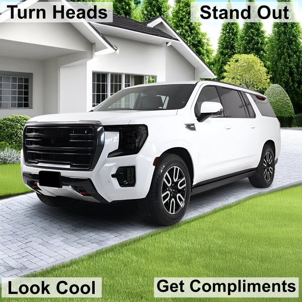 Full Headlight Taillight Precut Smoked PPF Tint Kit Overlay Film Fits GMC Yukon 2021 - 2024 - Bogar Tech Designs