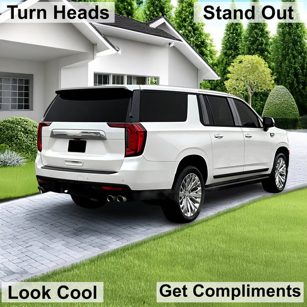 Full Headlight Taillight Precut Smoked PPF Tint Kit Overlay Film Fits GMC Yukon 2021 - 2024 - Bogar Tech Designs