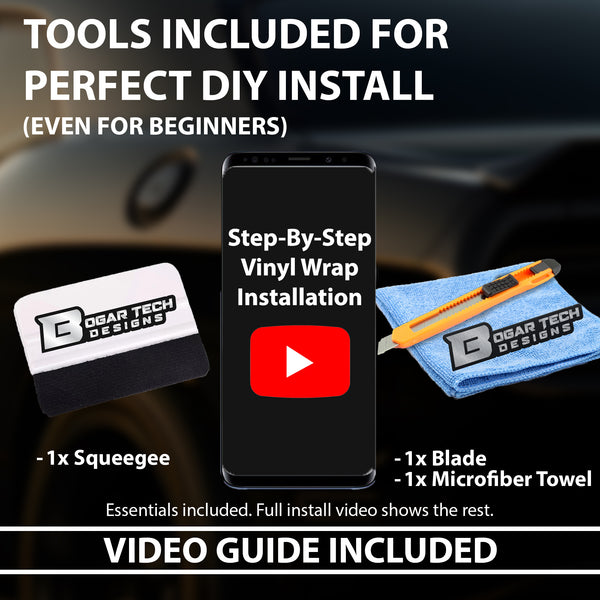 Kia Sportage 2017-2022 Window Trim Blackout Chrome Delete Kit - Precut Gloss Black Vinyl Overlays