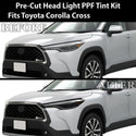 Full Headlight Taillight Precut Smoked PPF Tint Kit Film Overlay Fits Toyota Corolla Cross 2022 - 2025 - Bogar Tech Designs