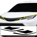 Window Vinyl Chrome Delete Trim Blackout Decal Stickers Overlay Film Fits Toyota Sienna 2021-2025