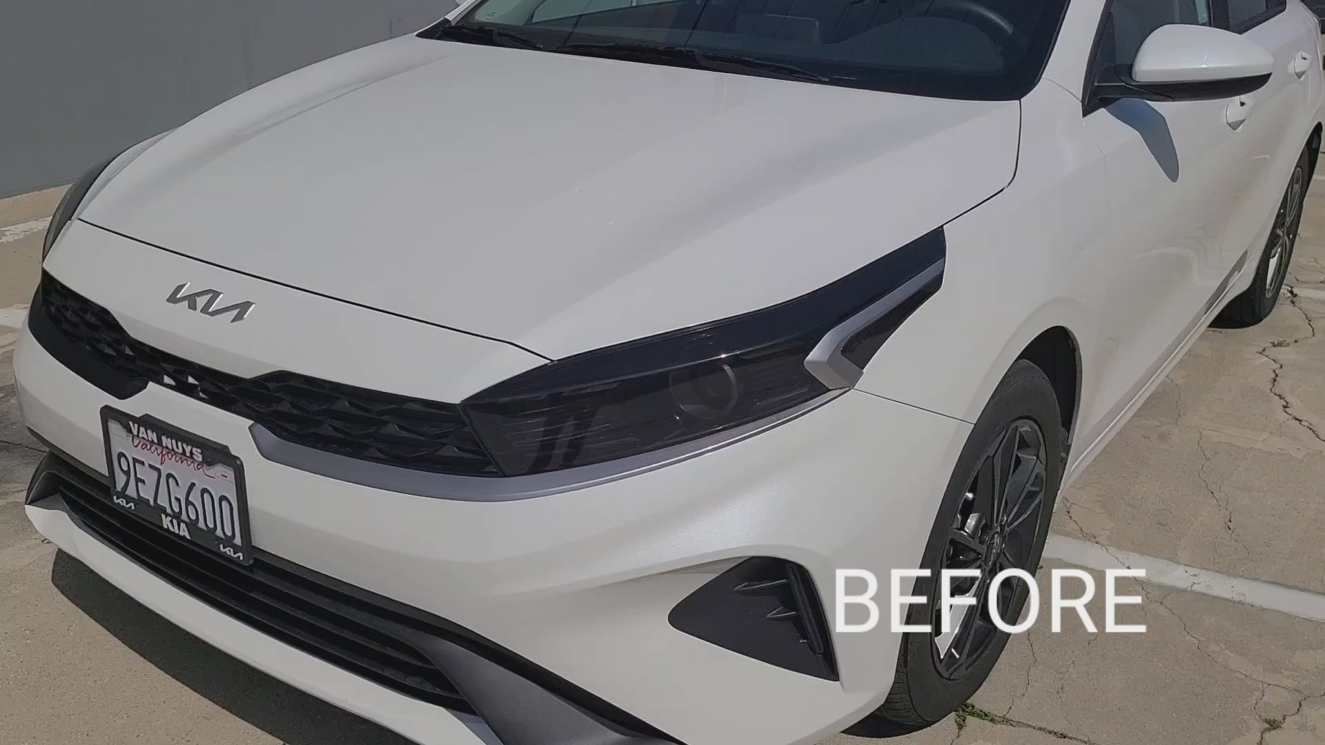 Vinyl Chrome Delete Wheel Front Bumper Grille Trim Blackout Decal Stickers Overlay Film Fits Kia Forte 2019-2024
