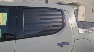 American Flag Side Window Vinyl Decal Stickers Fits Rivian R1T