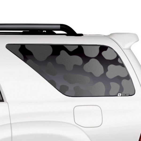 Precut Quarter Window Animal Cow Print Vinyl Decal Sticker Fits Chevro