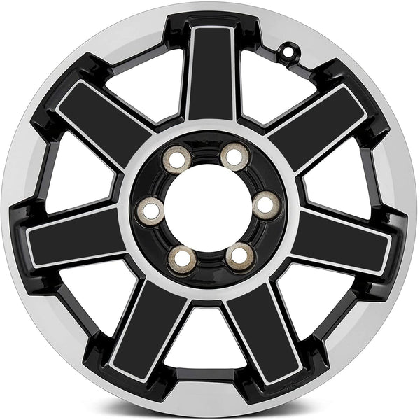 Toyota 4Runner TRD 2017 Wheels Blackout Chrome Delete Kit – Precut Gloss Black Vinyl Overlays