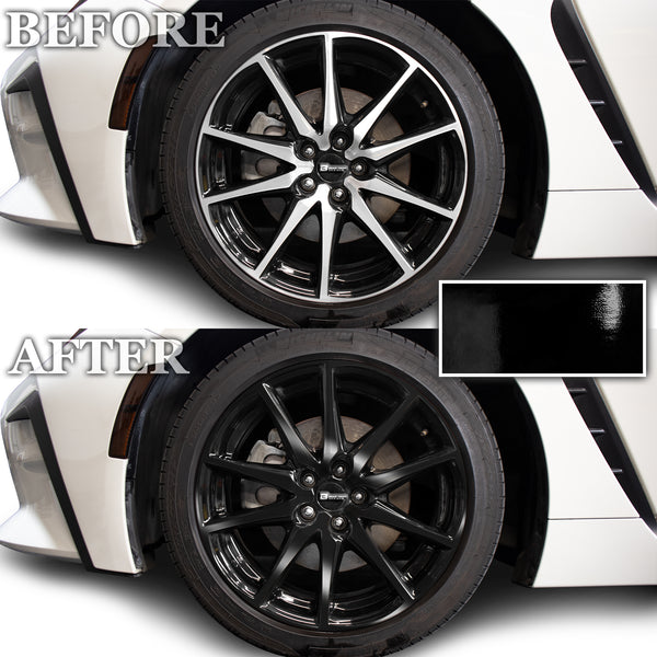 Vinyl Chrome Delete Wheel Trim Blackout Decal Stickers Overlay Film Fits Toyota GR86 86 2022 2023