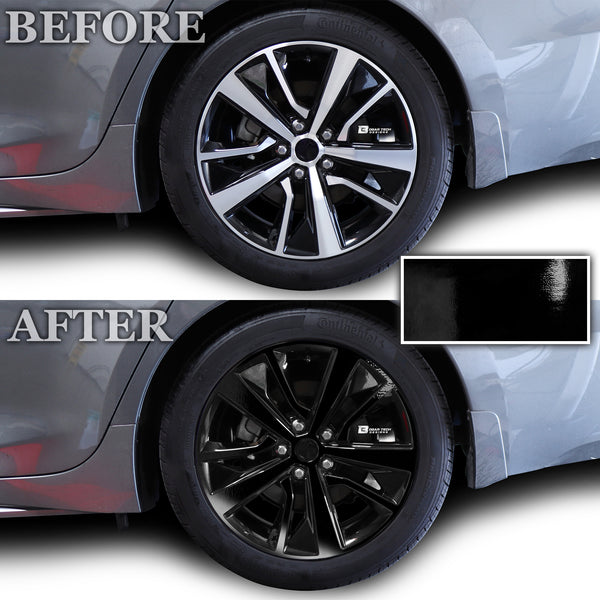 Vinyl Chrome Delete Wheel Sides Front Rear Bumper Trim Blackout Decal Stickers Overlay Film Fits Nissan Maxima 2015-2023