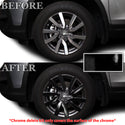 Wheel Vinyl Chrome Delete Trim Blackout Decal Stickers Overlay Film Fits Honda Pilot 2016 - 2022