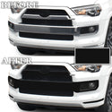 Vinyl Chrome Delete Wheel Sides Front Rear Bumper Trim Blackout Decal Stickers Overlay Film Fits Toyota 4Runner 2014-2024