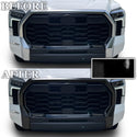 Vinyl Chrome Delete Wheel Front Grille Rear Bumper Trim Blackout Decal Stickers Overlay Film Fits Toyota Tundra 2022-2024