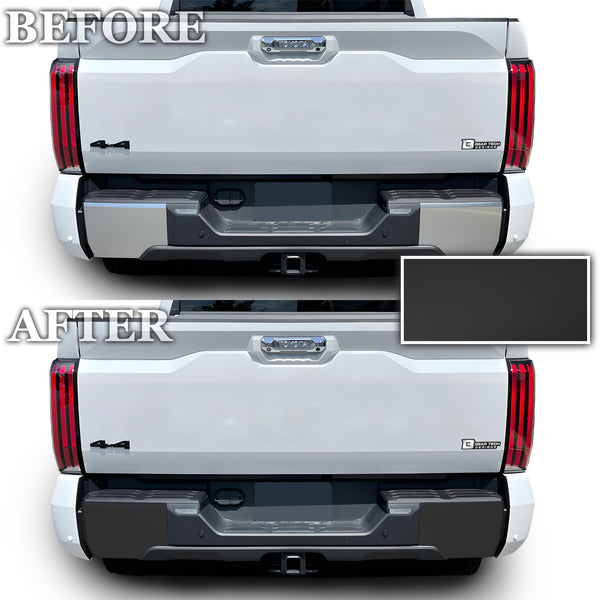 Vinyl Chrome Delete Wheel Front Grille Rear Bumper Trim Blackout Decal Stickers Overlay Film Fits Toyota Tundra 2022-2024