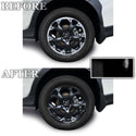 Wheel Rim Vinyl Blackout Chrome Delete Trim Blackout Decal Stickers Overlay Film Fits Subaru Crosstrek