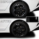 Wheel Rim Vinyl Chrome Delete Trim Blackout Decal Stickers Overlay Film Fits Kia K5 2021-2024