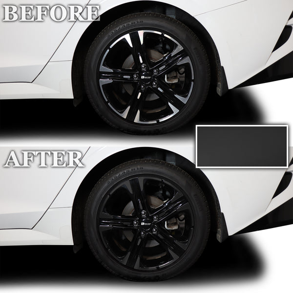 Wheel Rim Vinyl Chrome Delete Trim Blackout Decal Stickers Overlay Film Fits Kia K5 2021-2024