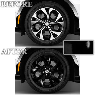 Wheel Rim Vinyl Blackout Chrome Delete Trim Blackout Decal Sticker Film Fits Ford Mustang Mach-E 2021 2022 2023