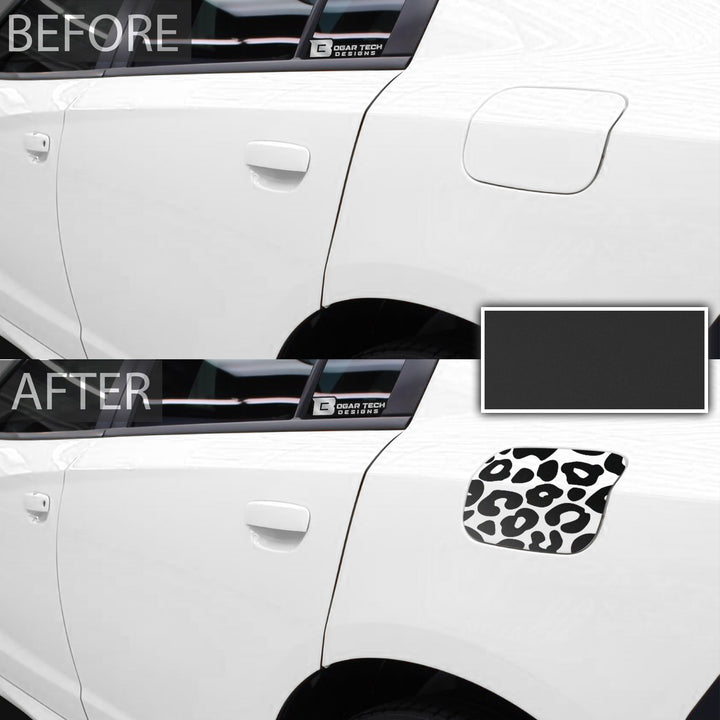 Quarter Window & Fuel Door Leopard Print Vinyl Decal Stickers Fits Dodge Charger 2011 - 2022 - Bogar Tech Designs