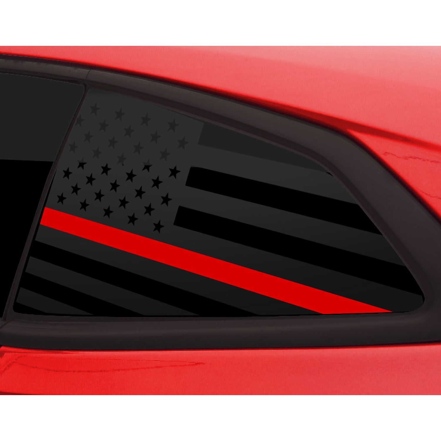 Quarter Window American Flag Vinyl Decal Stickers Fits Camaro 2016 - 2025 - Bogar Tech Designs