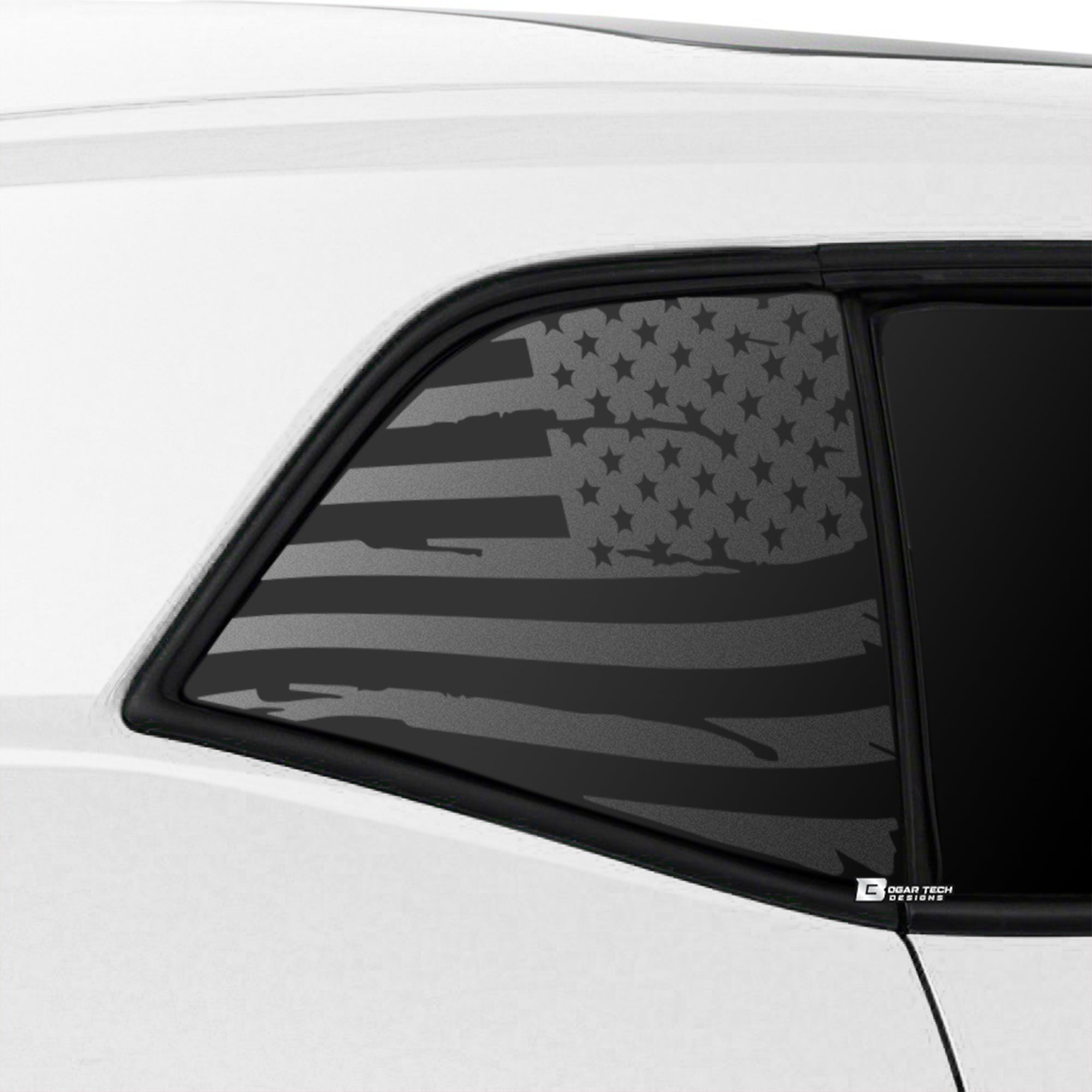 Quarter Window American Flag Vinyl Decal Stickers Fits Challenger 2008 ...