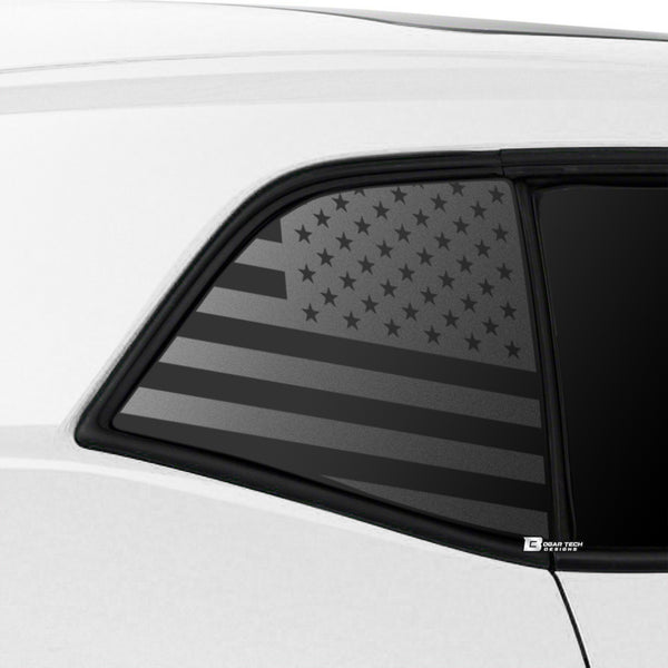 Quarter Window American Flag Vinyl Decal Fits Challenger 2008-2022 - Tint, Paint Protection, Decals & Accessories for your Vehicle online - Bogar Tech Designs