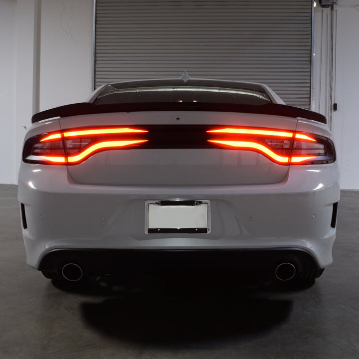Tail Light Race Track Bat Vinyl Overlay Decal Sticker Film Fits Dodge Charger 2015 - 2022 - Bogar Tech Designs