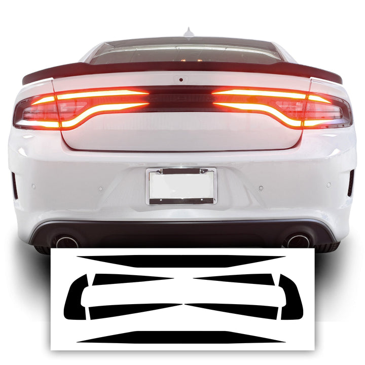 Tail Light Race Track Bat Vinyl Overlay Decal Sticker Film Fits Dodge Charger 2015 - 2022 - Bogar Tech Designs