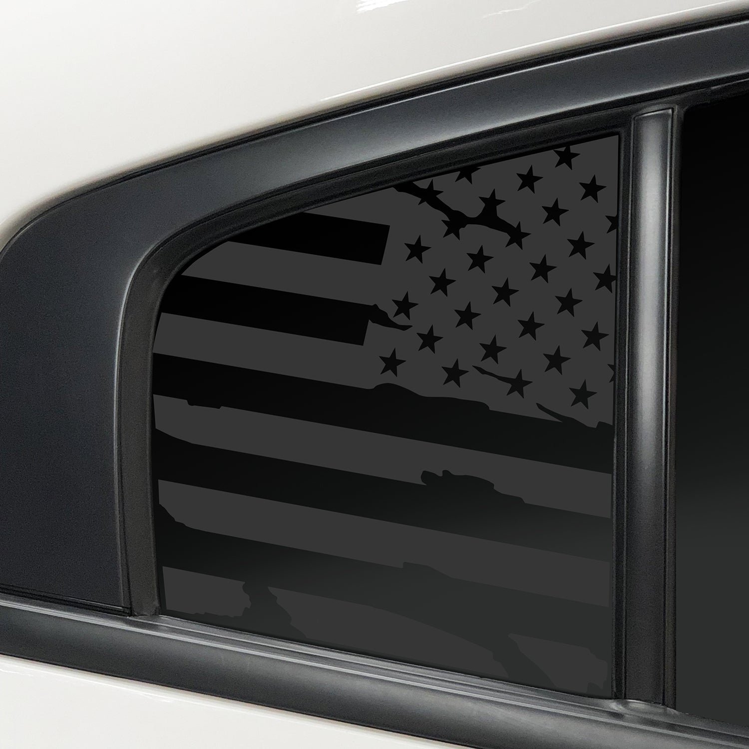 Quarter Window American Flag Vinyl Decal Stickers Fits Dodge Charger 2011 - 2023 - Bogar Tech Designs