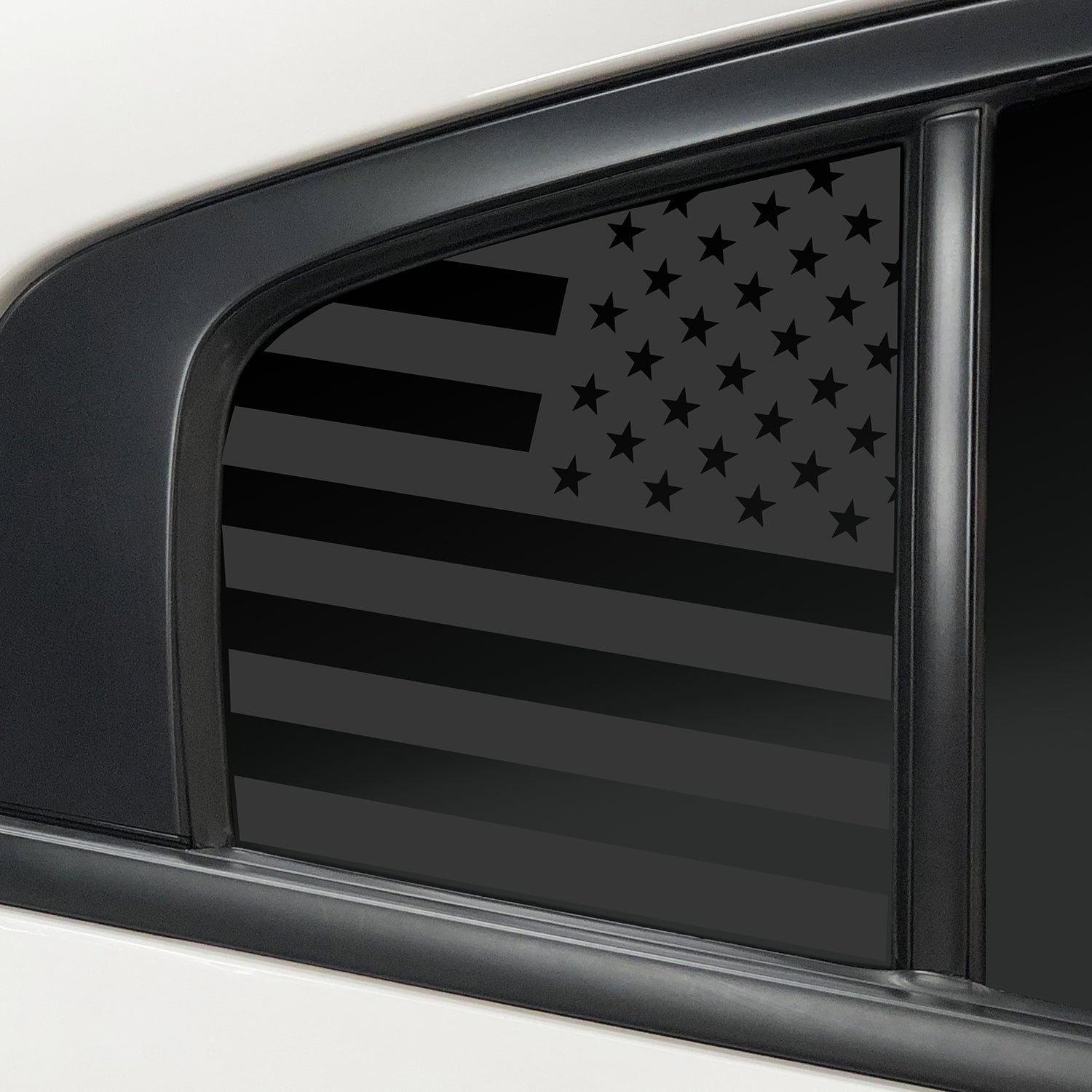 Quarter Window American Flag Vinyl Decal Stickers Fits Dodge Charger 2011 - 2023 - Bogar Tech Designs