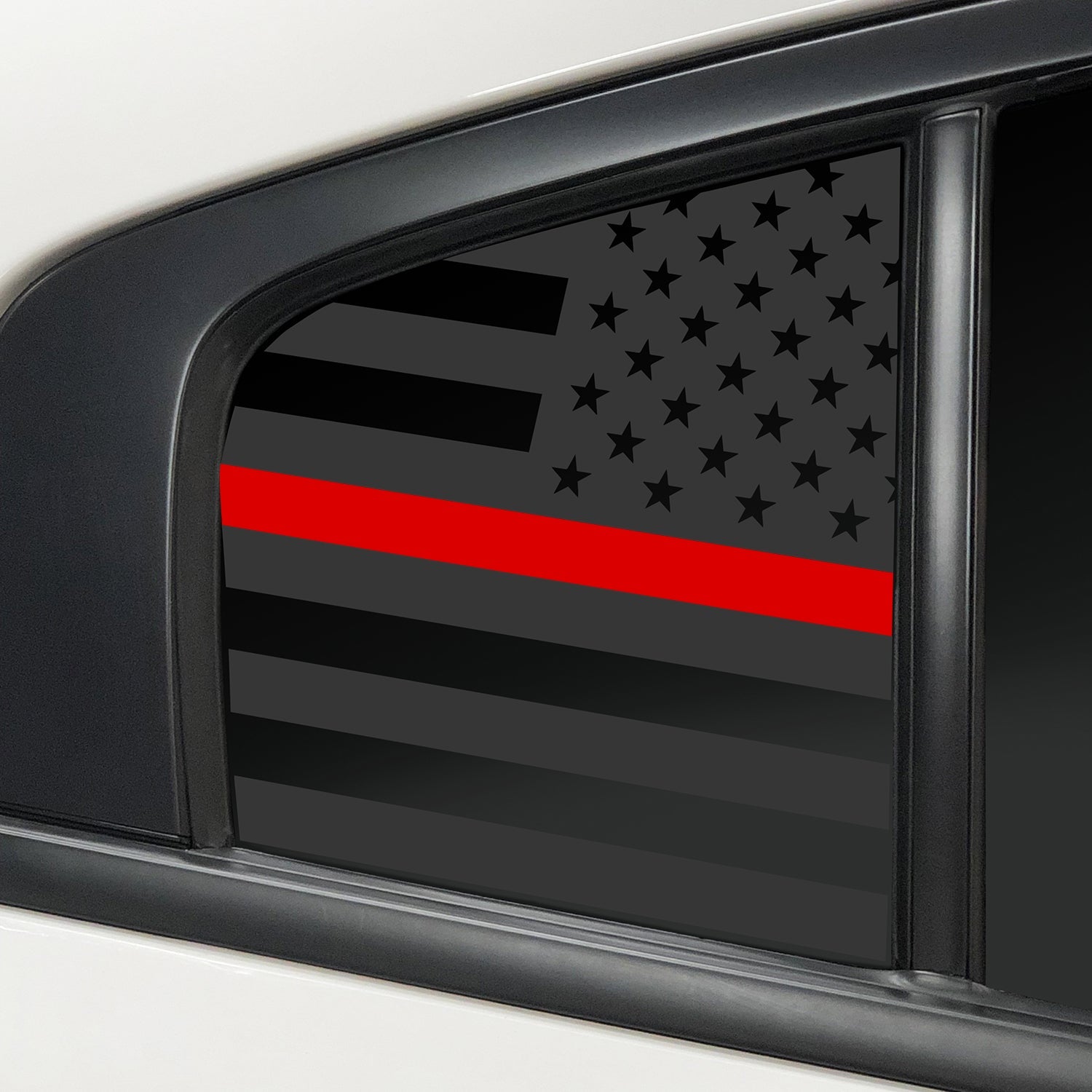 Quarter Window American Flag Vinyl Decal Stickers Fits Dodge Charger 2011 - 2023 - Bogar Tech Designs