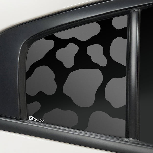 Quarter Window Fuel Door Cow Print Vinyl Decal Stickers Fits Dodge Charger 2011-2023