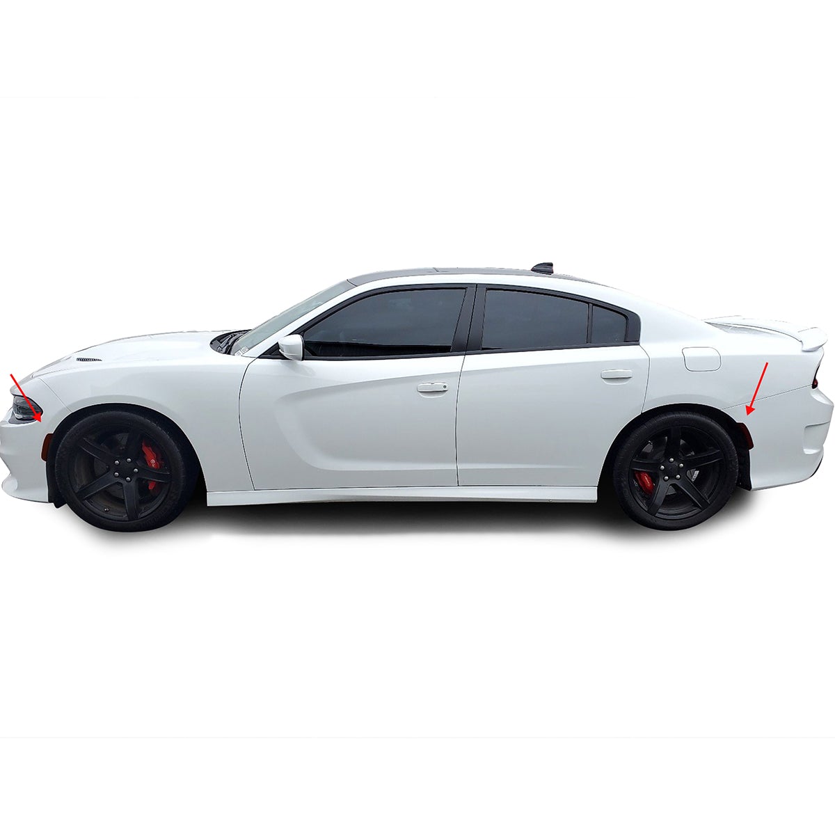 Dodge Charger Racetrack Tail Light Side Markers Headlight Precut Tint Kit Overlay Film 2015 - 2023 - Bogar Tech Designs