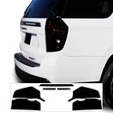 Full Headlight Taillight Precut Smoked PPF Tint Kit Film Overlay Fits Chevy Tahoe Suburban 2021+