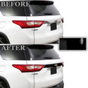 Vinyl Chrome Delete Sides Front Bumper Trim Blackout Decal Stickers Fits Chevy Traverse 2018-2023