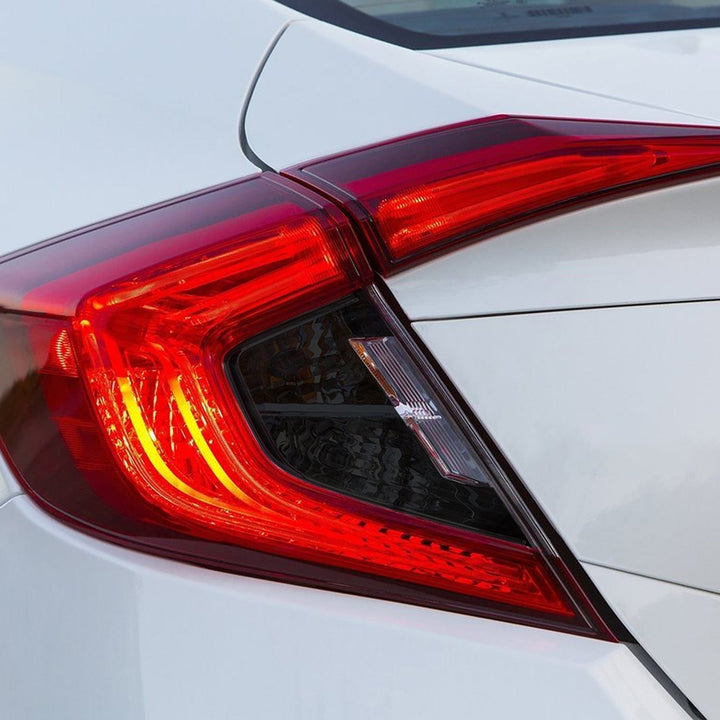 Fog Tail Light Reflector Sidemarker Smoke Tint Overlay Film Fits Civic Sedan 2016 - 2021 - Bogar Tech Designs