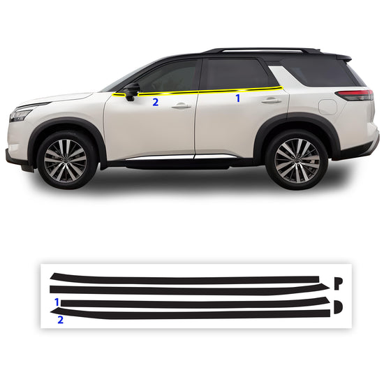 Nissan Pathfinder Vinyl Wrap Kits | Chrome Delete, Tint & PPF | Bogar ...
