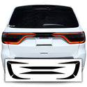 Tail Light Race Track Bat Vinyl Overlay Decal Sticker Film Fits Dodge Durango 2014 - 2022 Gloss - Bogar Tech Designs